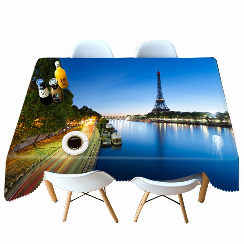 

Modern City - 3D Tablecloth, 140*140cm, 501 Original