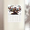 DIY Diamond Painting Magnetic Dry Erase Calendar for Fridge Planning Board Weekly Monthly Planner Memo Board Kits