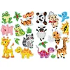 2pcs Diamonds Painting Cute Animal Stickers Home Decor