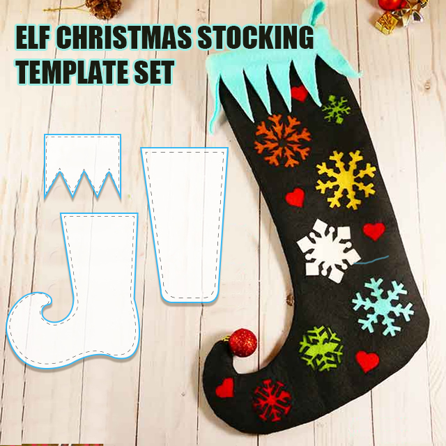 Elf Christmas Stocking - With Instructions