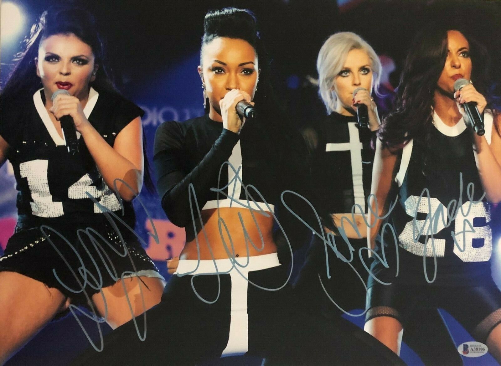 Little Mix **HAND SIGNED** 12x16 Photo Poster painting ~ AUTOGRAPHED ~ Beckett BAS