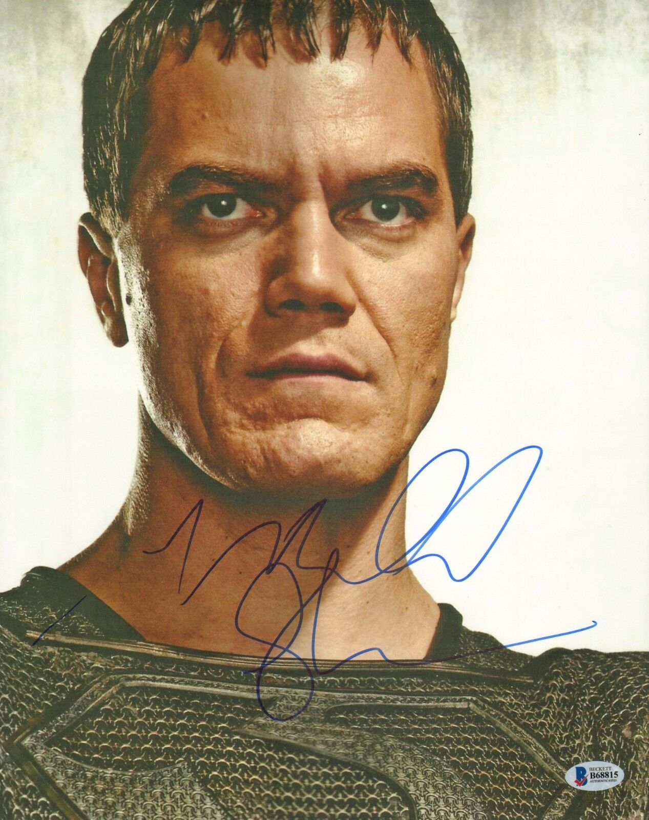 Michael Shannon Signed 11x14 Photo Poster painting BAS COA Superman Man of Steel General Zod '13