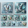 (Multi-Style) Love Dog-11CT Stamped Cross Stitch 45*45cm tapestrymarket