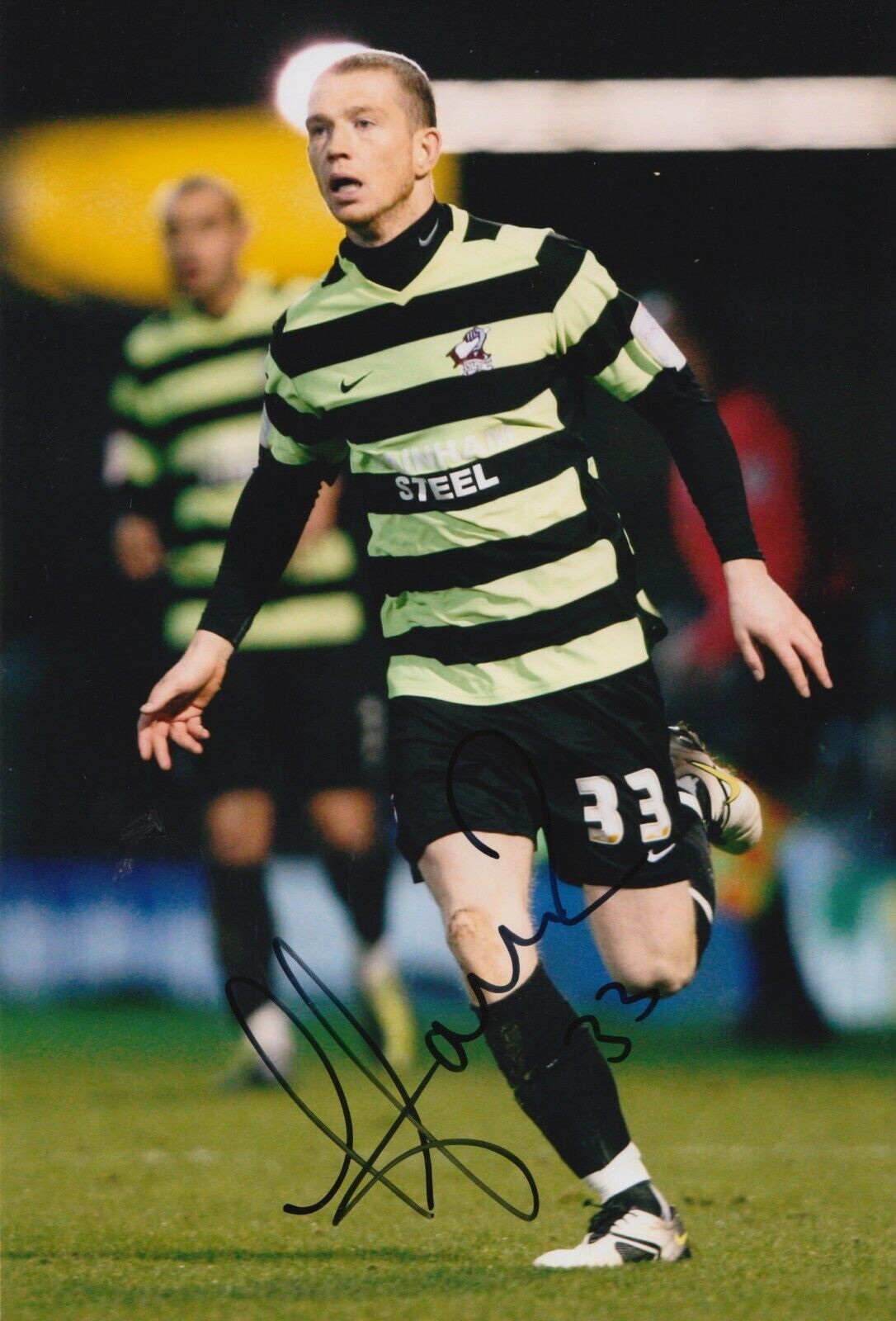 Joe Garner Hand Signed 12x8 Photo Poster painting - Scunthorpe United - Football Autograph 3.