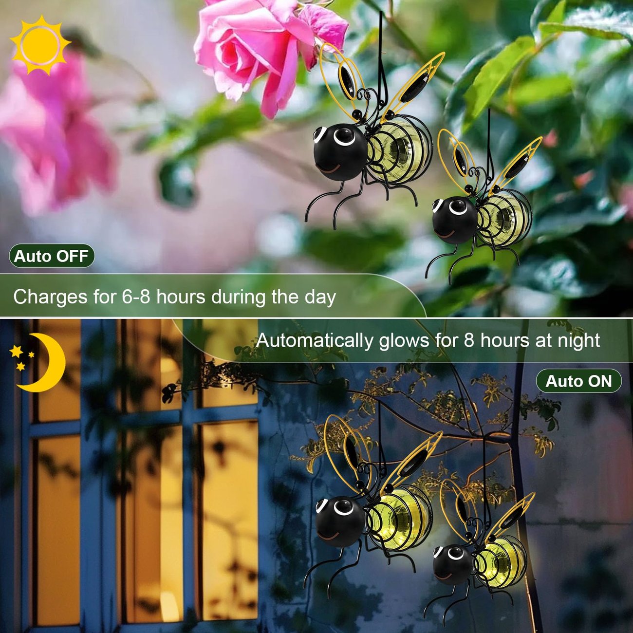 Mobile Standee Insect Light LAST DAY 70% OFF-Solar Hanging Insect Simulation Light(3pack)
