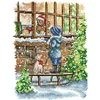Christmas-14CT Stamped Cross Stitch 26*33cm/10.24*12.99in tapestrymarket