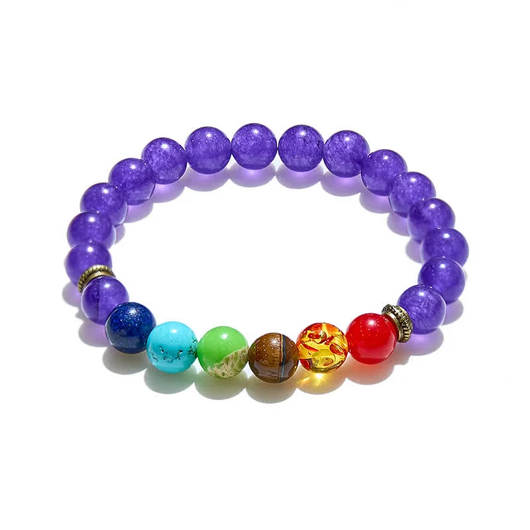 Olivenorma Chakra Amethyst Bracelet