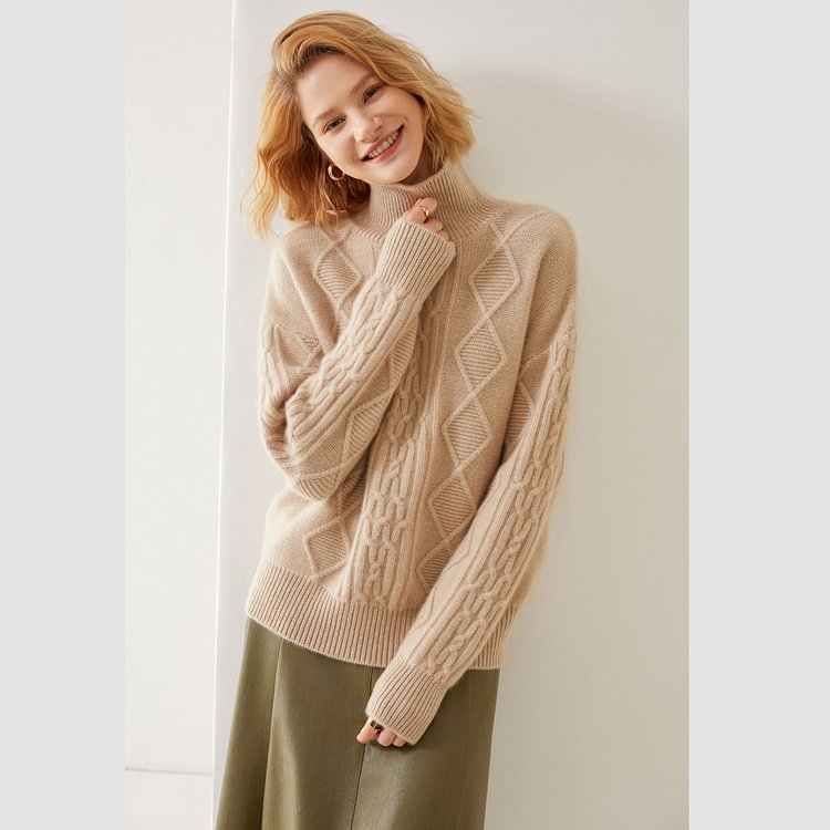 Thick Women's Cashmere Sweater-