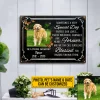 Custom Photo Dog Their Presences Change Our Hearts Photo Gift Pet Memorial Gift Custom Classic Metal Signs