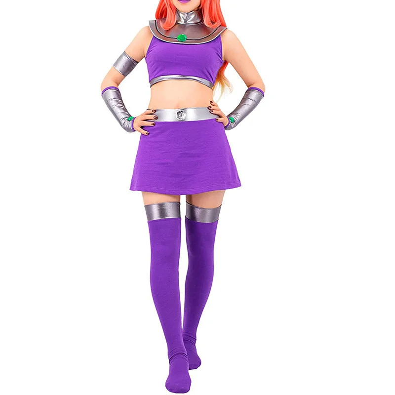 Starfire Cosplay costume For Halloween - Teen Titans