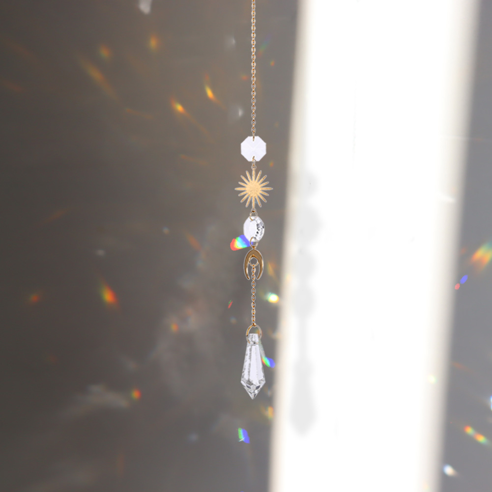 

Sun Moon - Art Crystal Suncatcher, 501 Original