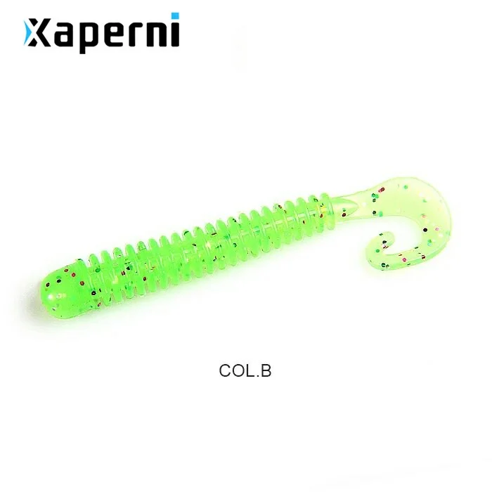 Xaperni Fishing Lure  45mm 0.8g 30pcs / bag G tail Soft Baits Fishing Wobbler Bass Bait Artificial Fishing soft Lure Tacke