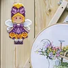 Aster DIY Cross Stitch Kit 14CT Thread Art Needlework Fridge Magnets 7x11cm tapestrymarket