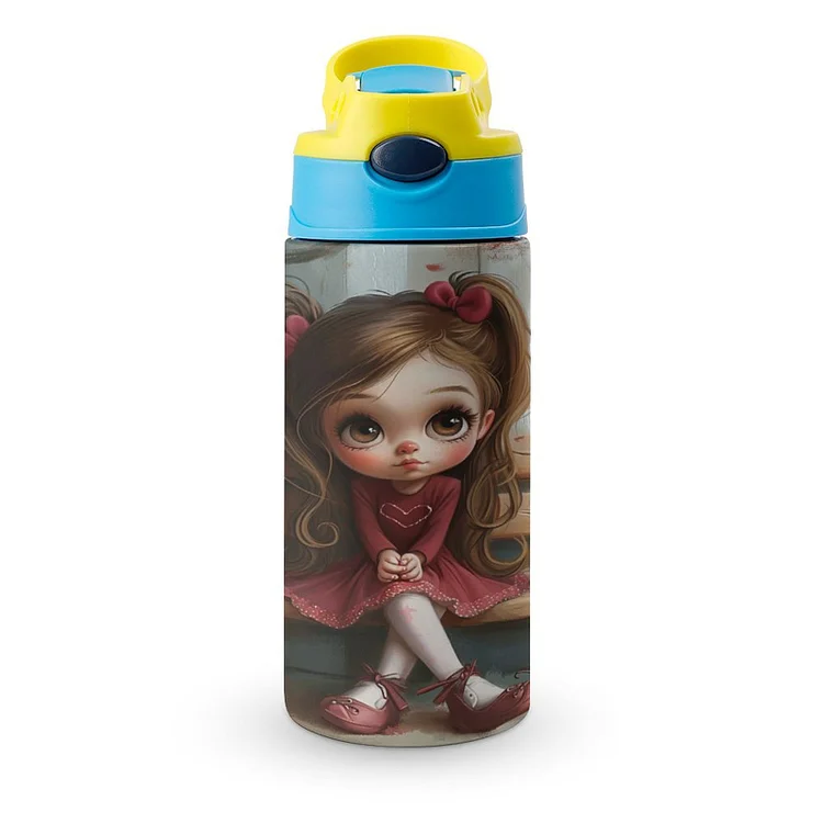 Children's Water Cup DOLL GIRL  customized, personalized, gift