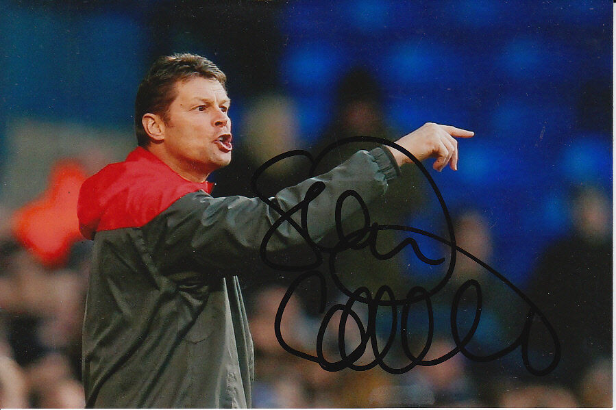 NOTTINGHAM FOREST HAND SIGNED STEVE COTTERILL 6X4 Photo Poster painting 1.