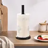 Stainless Steel Free Standing Paper Roll Holder for Kitchen Bathroom Countertop