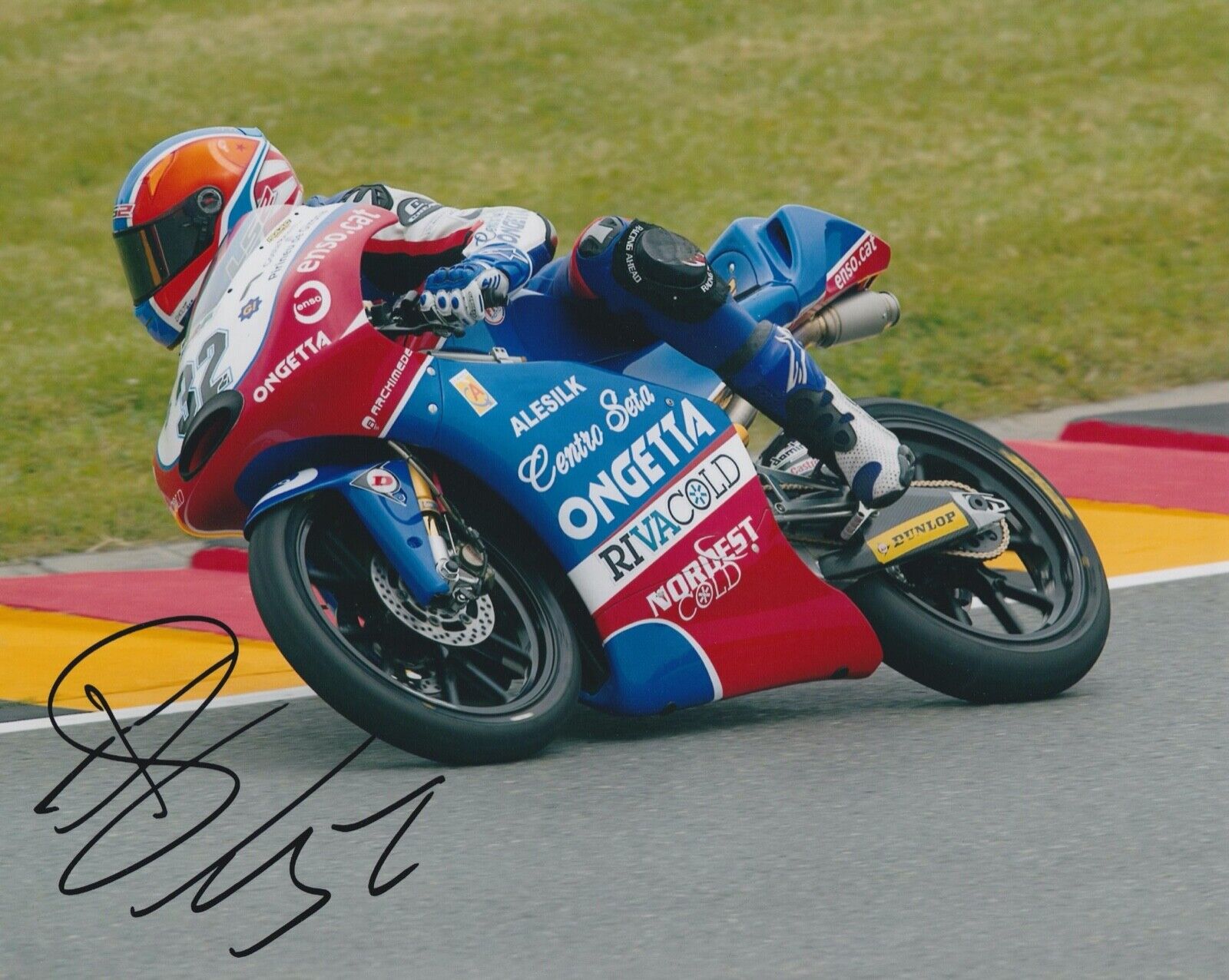 ISAAC VINALES HAND SIGNED 12X8 Photo Poster painting - MOTOGP AUTOGRAPH - MOTO3