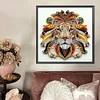 Quilling Lion - speziell geformtes Diamond Painting - 30*30cm