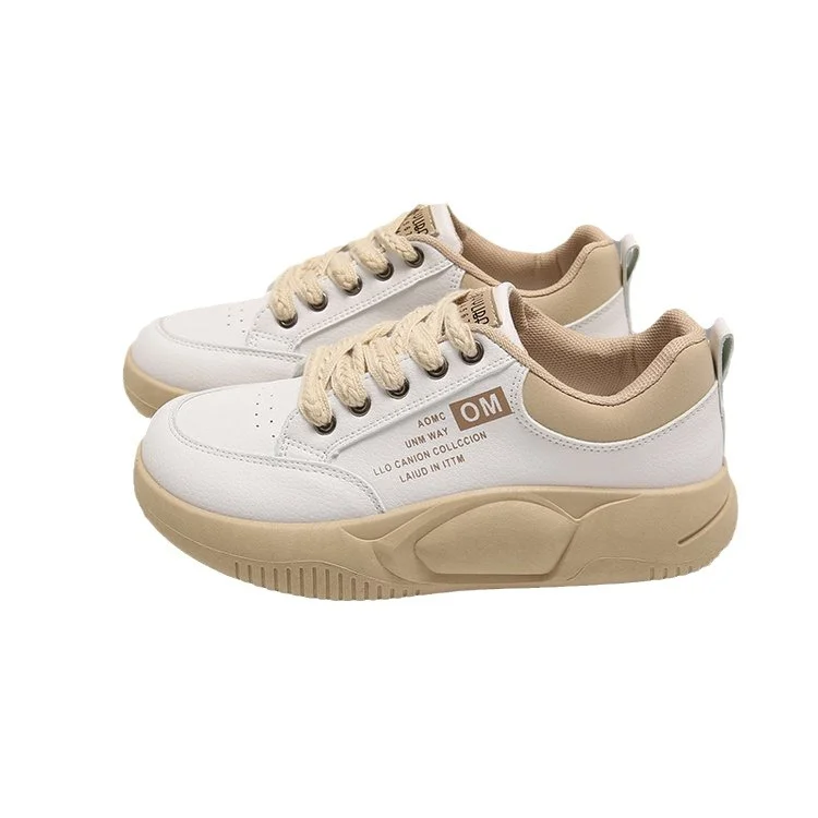 Churchf Churchf Face Small White Shoes Women 2024 Spring New Student Korean Version Ins Tide Shoes Women's Platform Casual Rocking Shoes Women