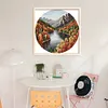 Autumn Lake-11CT Stamped Cross Stitch 37*37cm/14.57*14.57in tapestrymarket