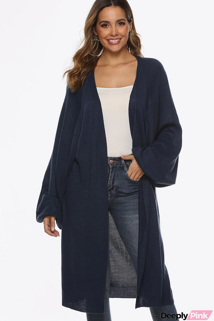 Long Sleeve Open Front Cardigan