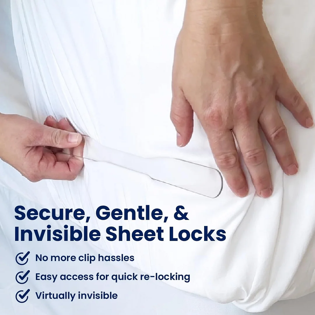 💖Last Day 49% OFF💖Sheet Holders - Secure Bed Sheets Firmly in Place - 4 Pack