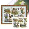 Garden Small Objects-14CT Stamped Cross Stitch 62*47cm/24.41*18.5in(Big Size) tapestrymarket