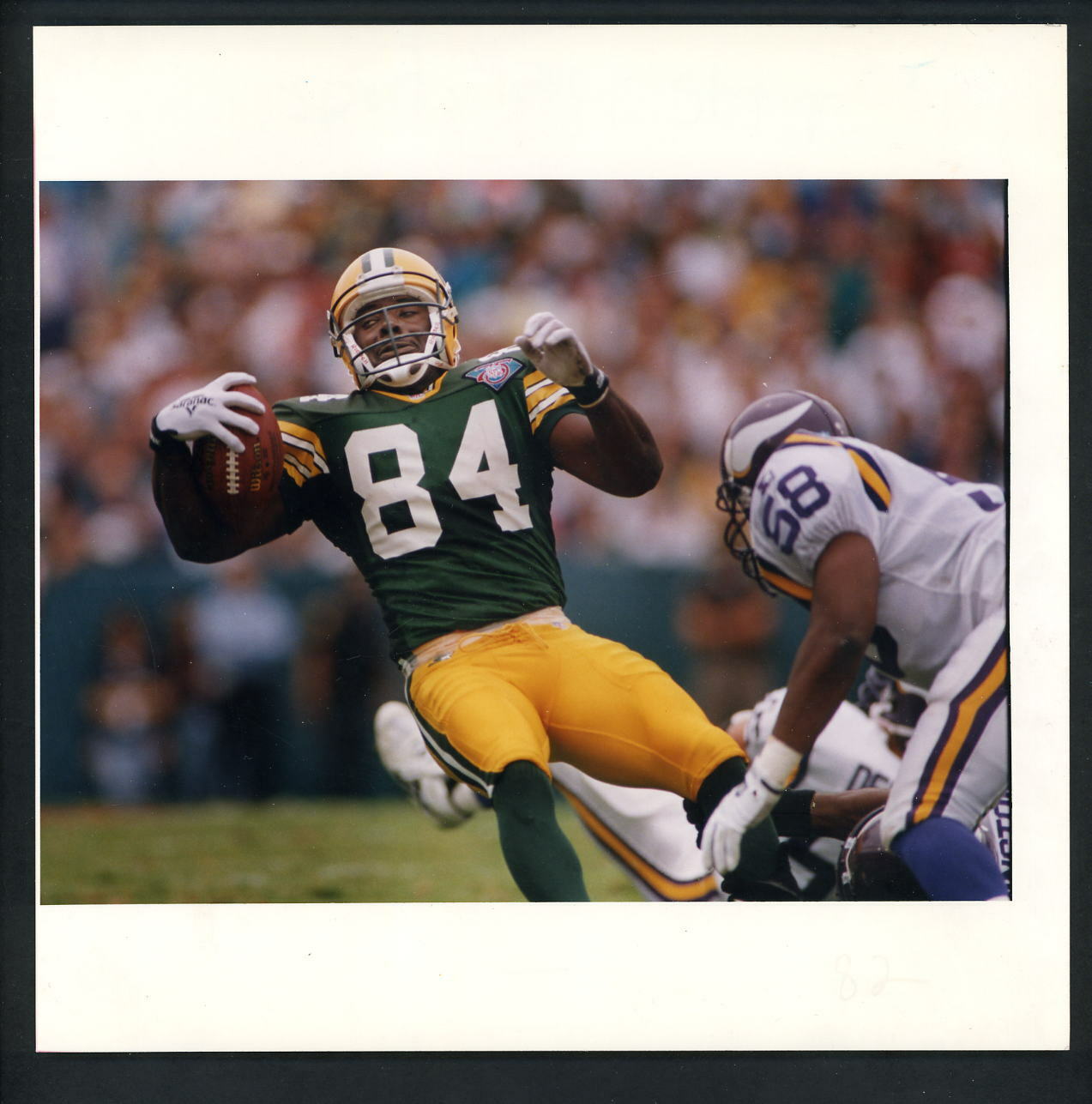 Sterling Sharpe Sept 5th 1994 Color Press Photo Poster painting Green Bay Packers