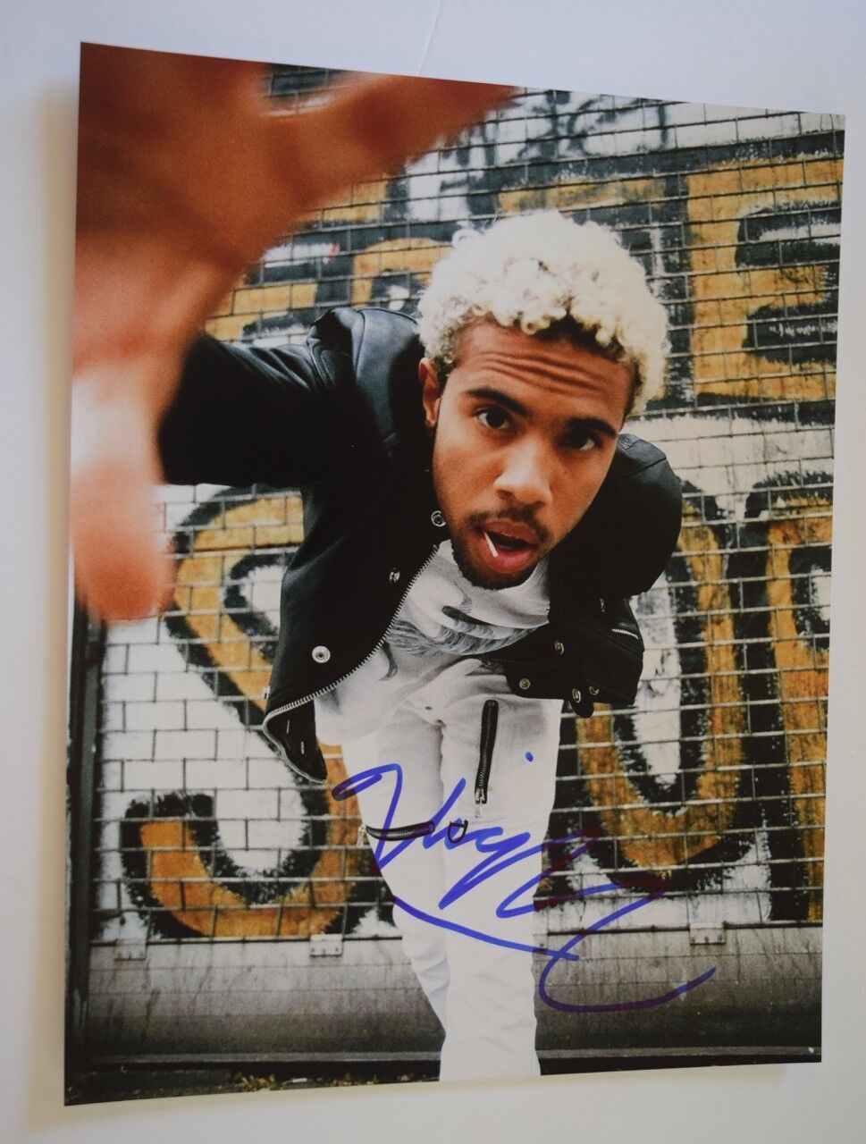 Vic Mensa Signed Autographed 11x14 Photo Poster painting Hip Hop Rapper Kids These Days COA VD