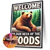Diamond Painting-DIY Full Round Drill Forest Bear