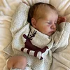 "Heartbeat" 20'' Reborn Sleeping Weighted Newborn Baby Boy Doll Bartholomew - Realistic and Lifelike with "Heartbeat" and Coos - RBBI-Myrebornbabydoll&reg; Myrebornbabydoll&reg;