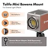Tolifo LED Video Light with APP Control and Built-in Battery COB Continuous Lighting Portable Studio Light 2700K-6500K,12 Lighting Effects Camera Light with Bowens Mount for Photography