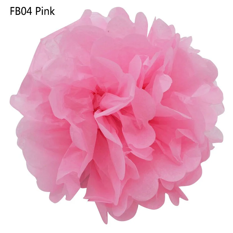 5PCS Handmade 6 (15CM) Tissue Paper Pom Poms Paper Flower Ball For Home Garden Party Wedding Birthday&Wedding Car Decoration