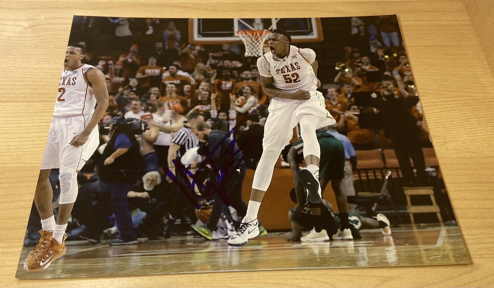 Myles Turner Indiana Pacers Texas Autographed Signed 8X10 Photo Poster painting W/COA