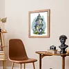 Daisy Cottage-14CT Stamped Cross Stitch 38*42cm/14.96*16.54in tapestrymarket