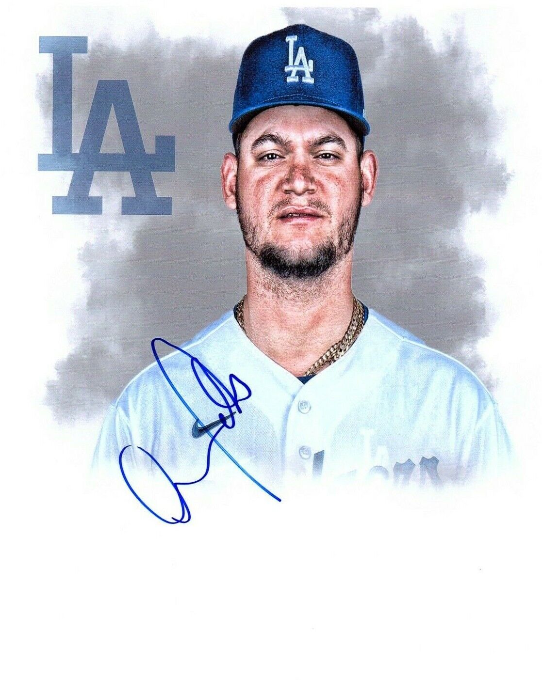 Andy Pages Los Angeles Dodgers prospect autographed signed 8x10 baseball Photo Poster painting!