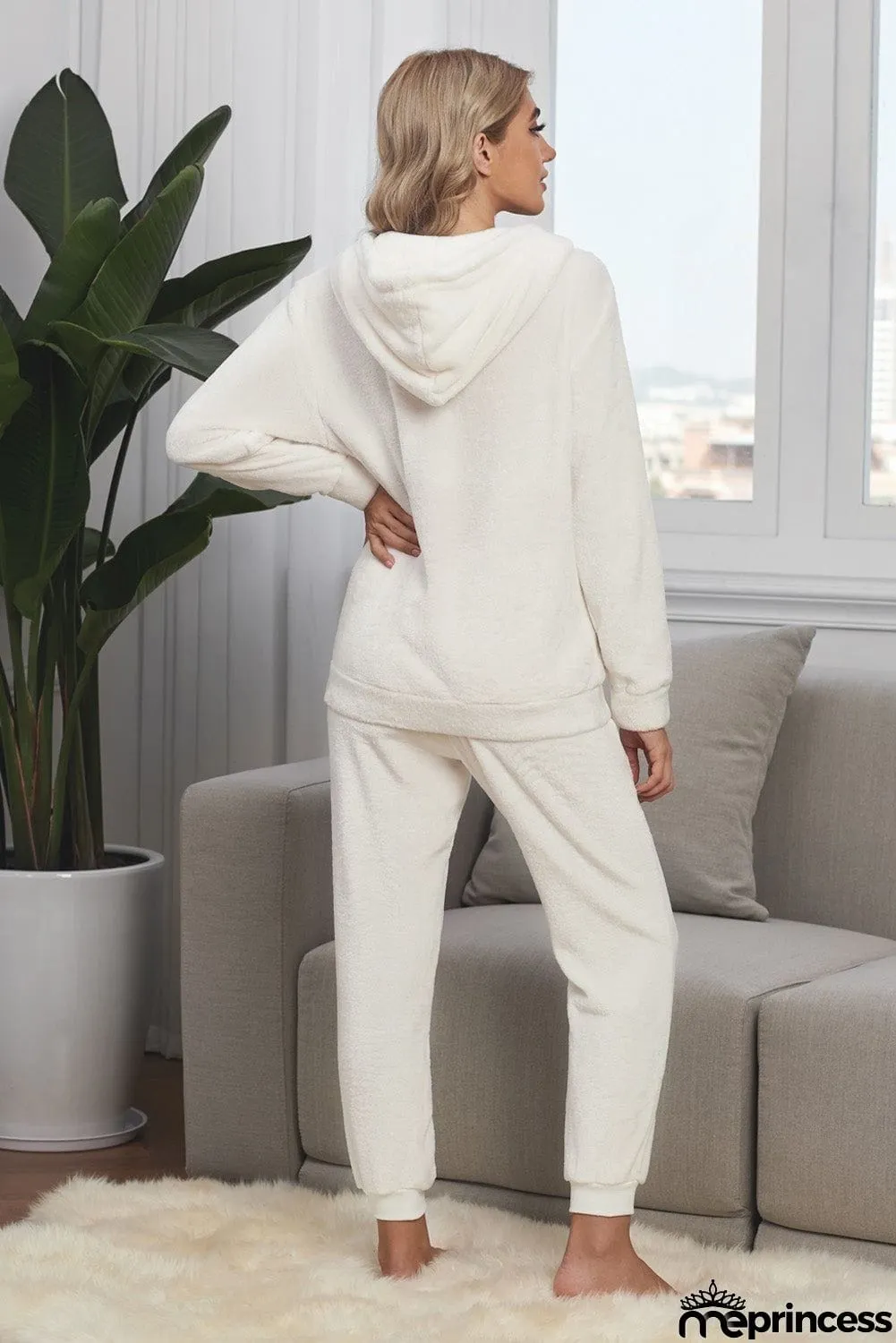 Fleece Hoodie and Pants Sportswear