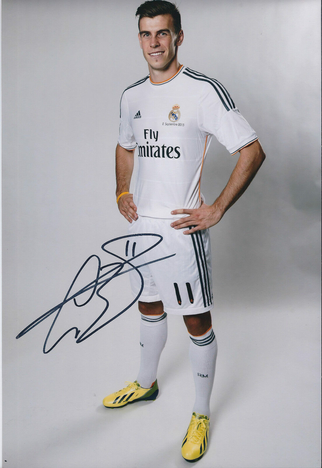 Gareth BALE SIGNED Autograph 12x8 Photo Poster painting AFTAL COA REAL MADRID Wales RARE