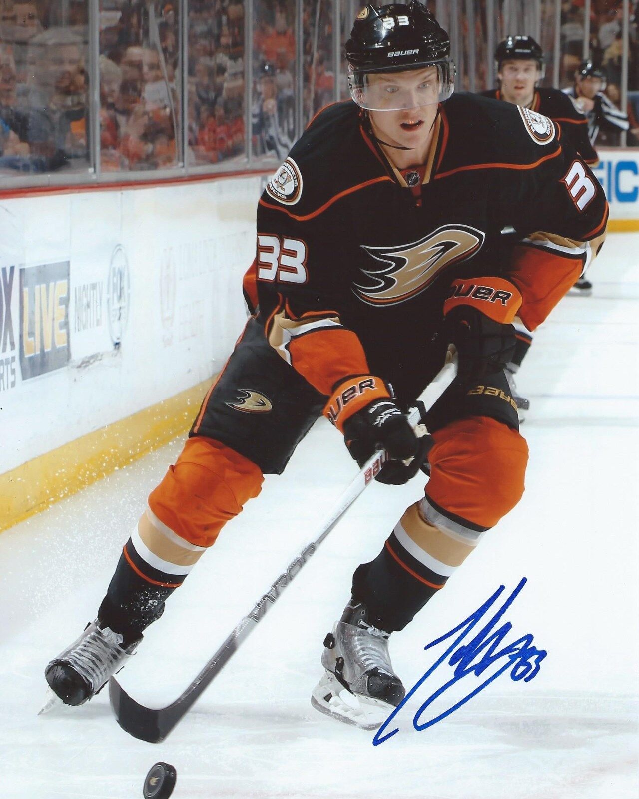 Jakob Silfverberg Signed 8x10 Photo Poster painting Anaheim Ducks Autographed COA