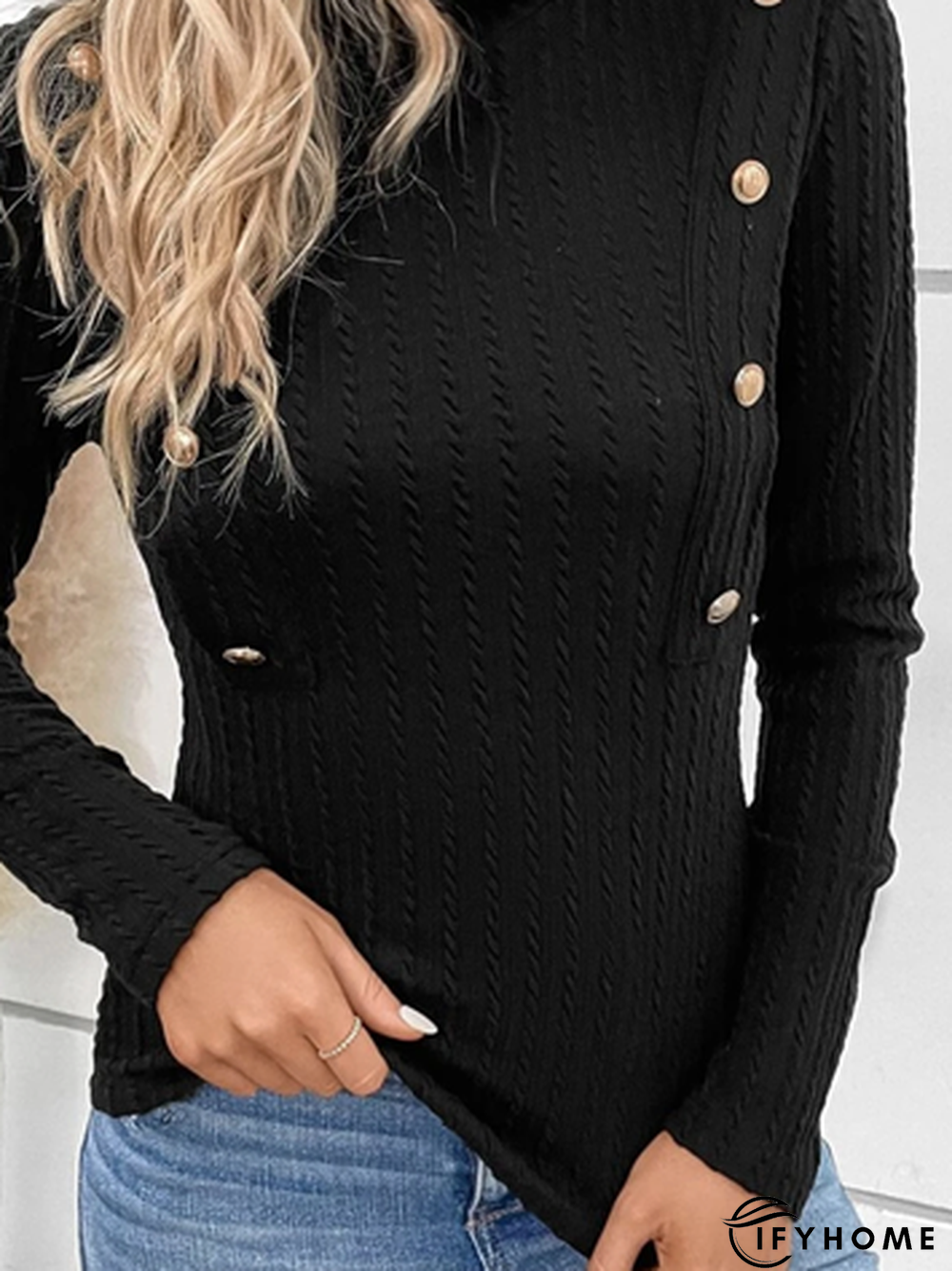 Buttoned Casual T-Shirt | IFYHOME