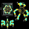Deformable Fidget Spinner, Double-Layer Chain Robot Finger Toy, Suitable For Boys And Girls