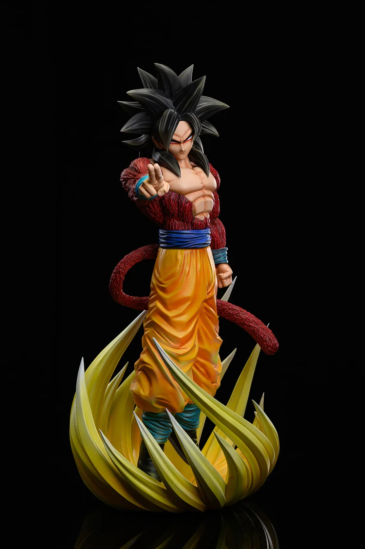 1/4 & 1/6 Scale Super Saiyan 4 Son Goku with LED - Dragon Ball Resin