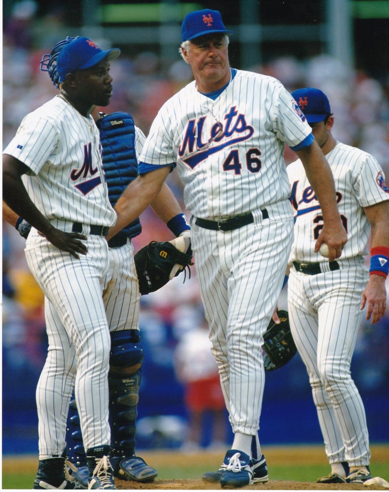 DALLAS GREEN NEW YORK METS COLOR ACTION 8x10