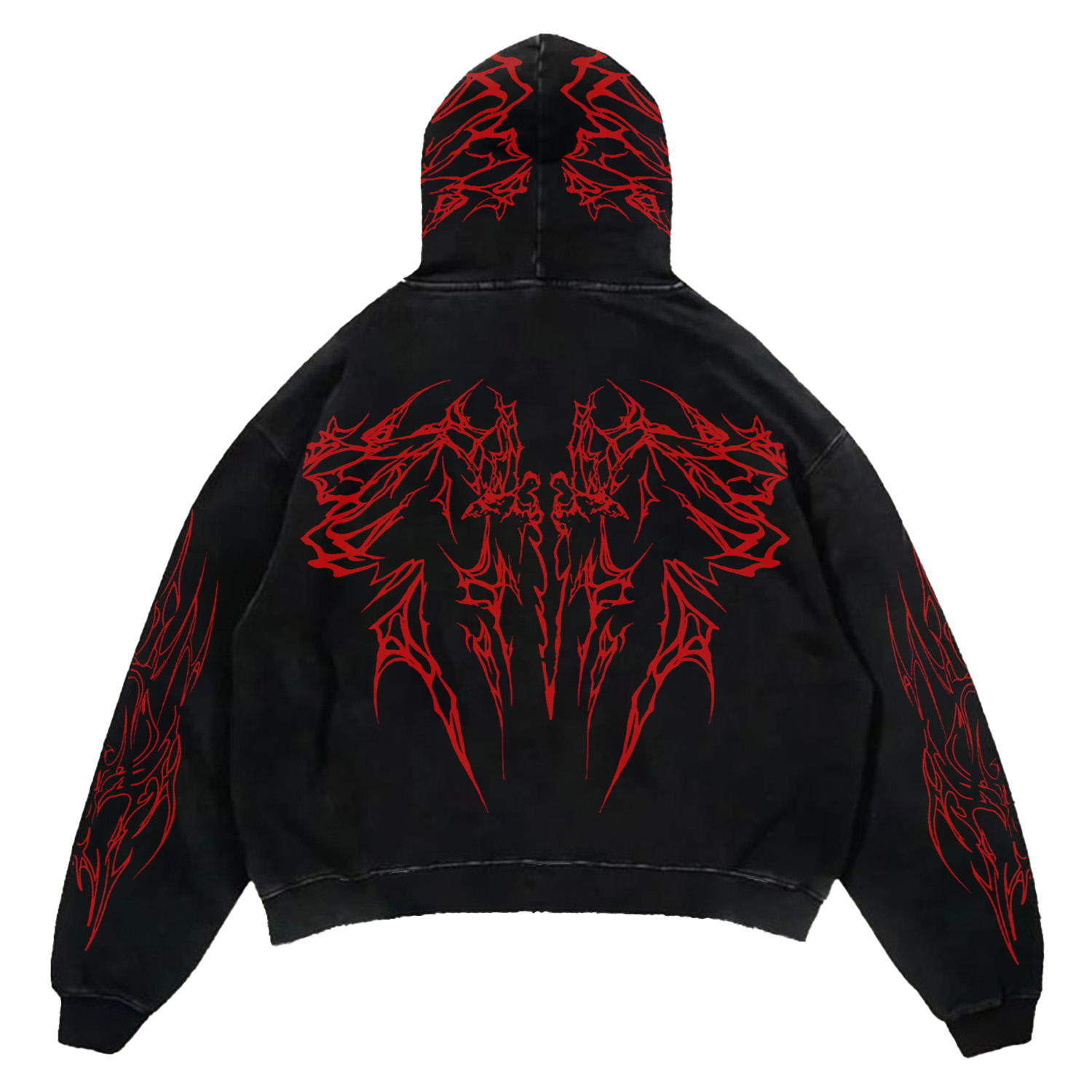Red Oracle Hoodie[Maroon]