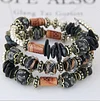 Ladies Retro Tassel Round Bead Creative Multilayer Bracelet