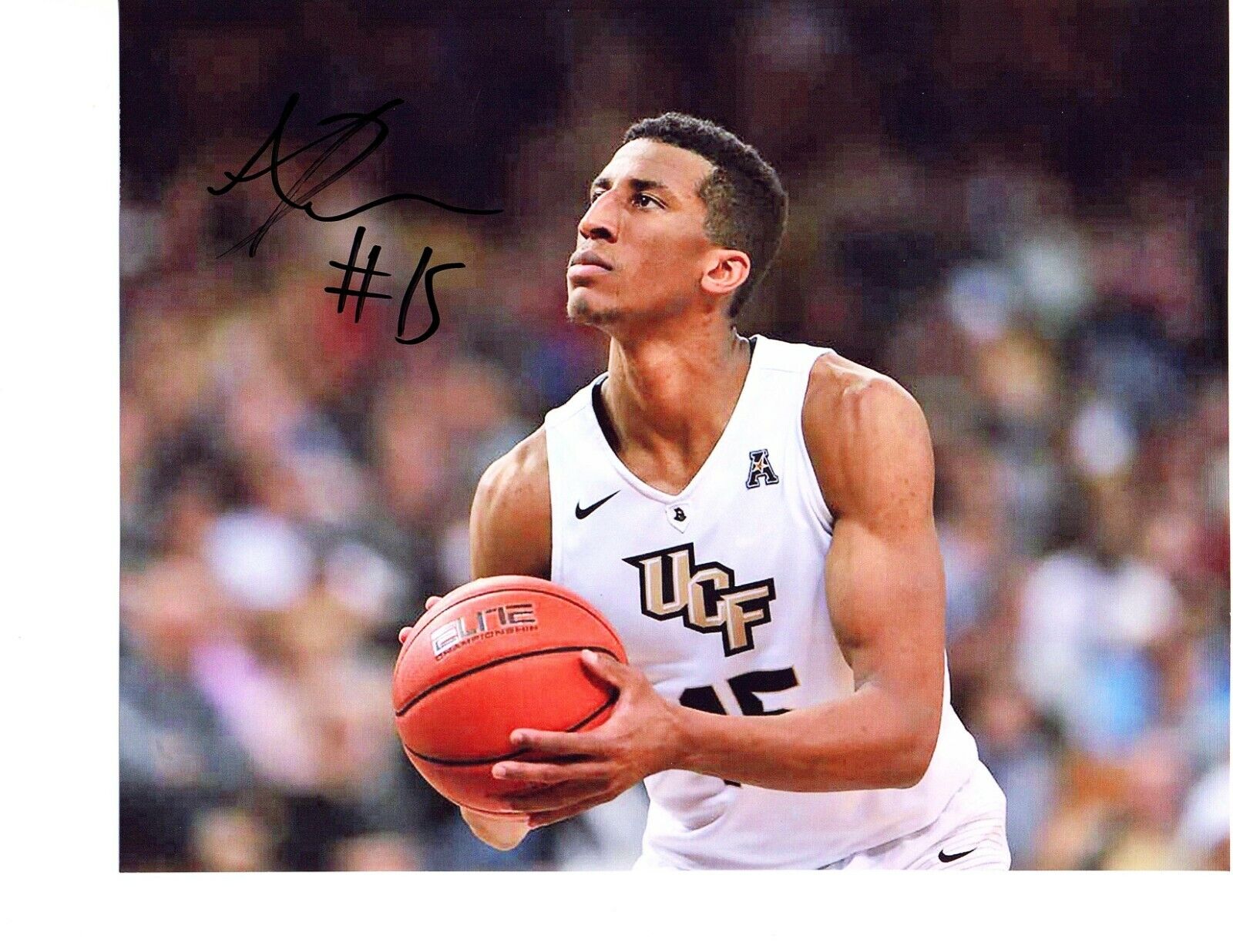 Aubrey Dawkins signed Autograph Signed Photo Poster painting 8x10 UCF Knight Pelicans Michigan c