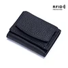 2025 New Genuine Leather RFID Blocking Card Holder Organizer Pocket Mini Wallet