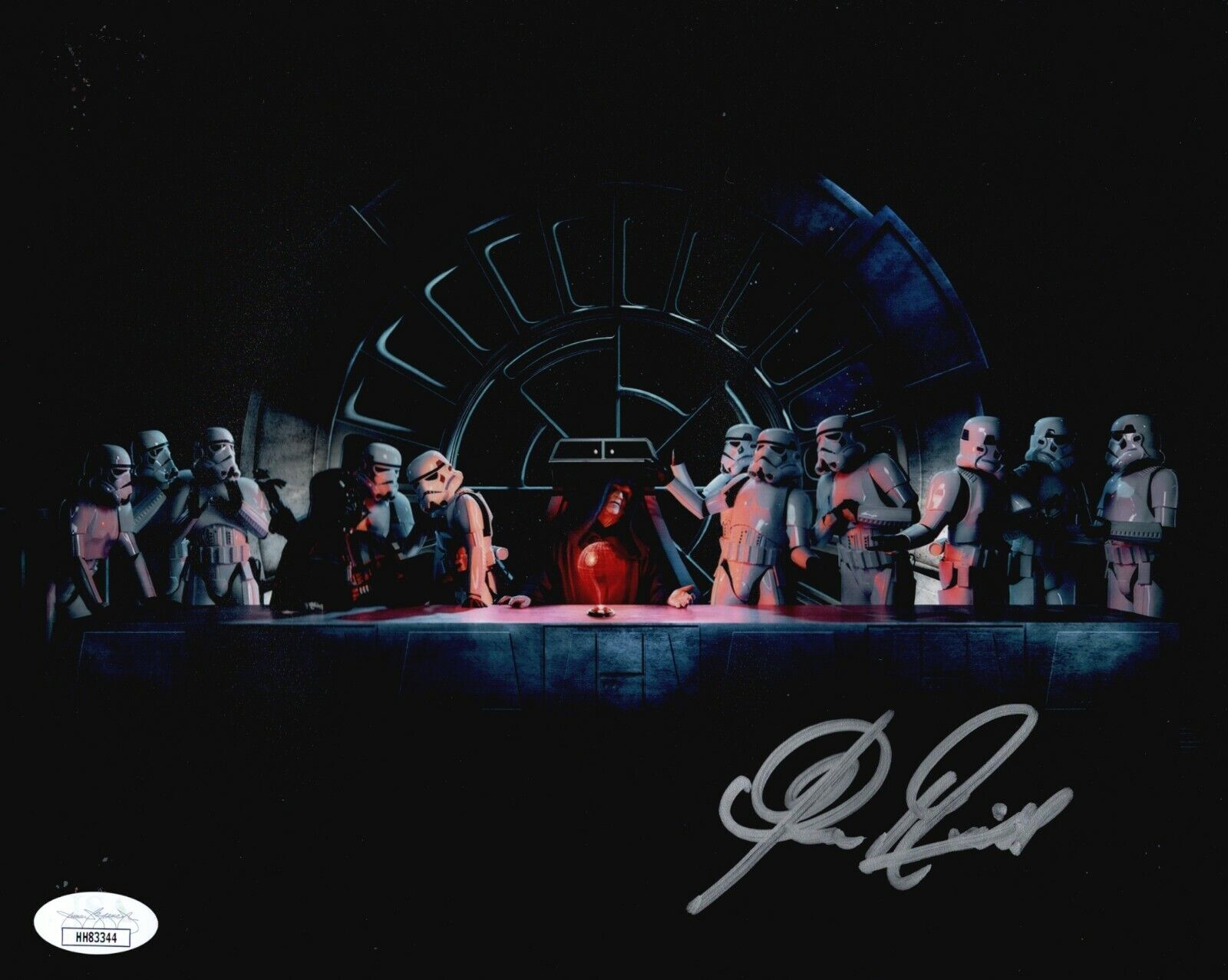 CLIVE REVILL Signed 8X10 Photo Poster painting STAR WARS Emperor Palpatine Autograph JSA COA