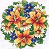 Flower - 9CT Partial Beaded Cross Stitch Kit(36x36cm)