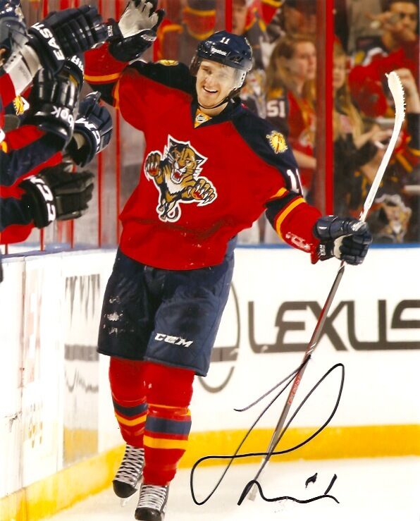 Florida Panthers Jonathan Huberdeau Signed Autographed 8x10 Photo Poster painting COA